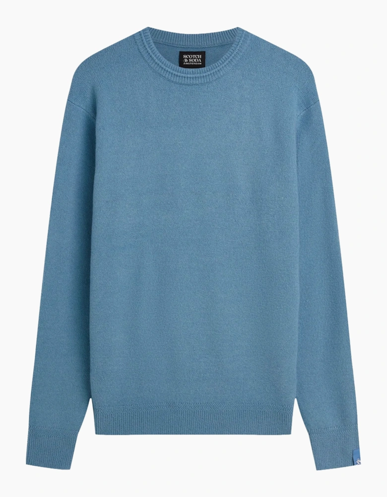 Scotch & Soda Soft Knit Regular Fit Pullover Adriatic Blue