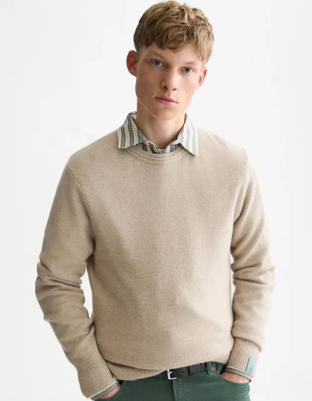 Scotch & Soda Soft Knit Regular Fit Pullover Pure Cashmere