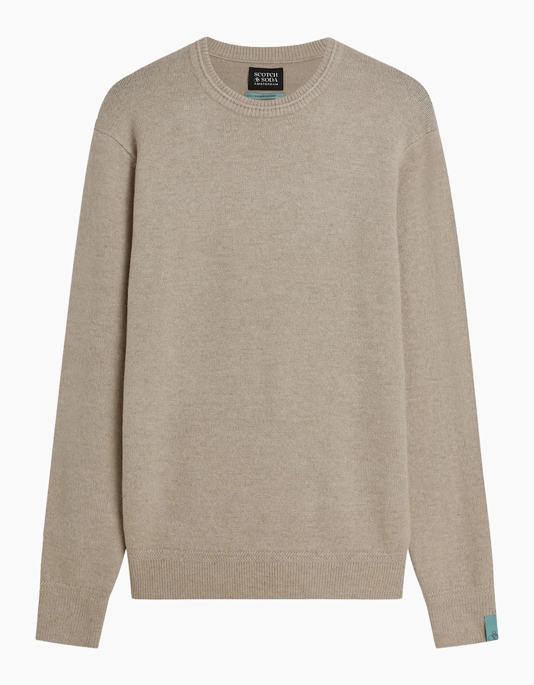 Scotch & Soda Soft Knit Regular Fit Pullover Pure Cashmere