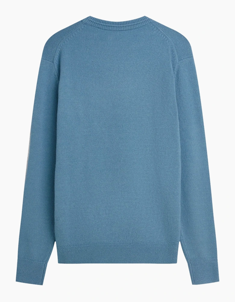 Scotch & Soda Soft Knit Regular Fit Pullover Adriatic Blue