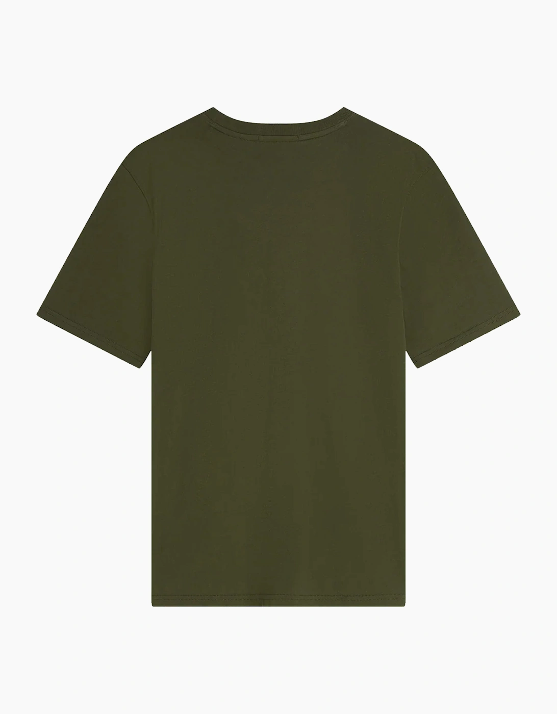 Scotch & Soda Left Chest Artwork Reg Fit T-Shirt Dark Forest
