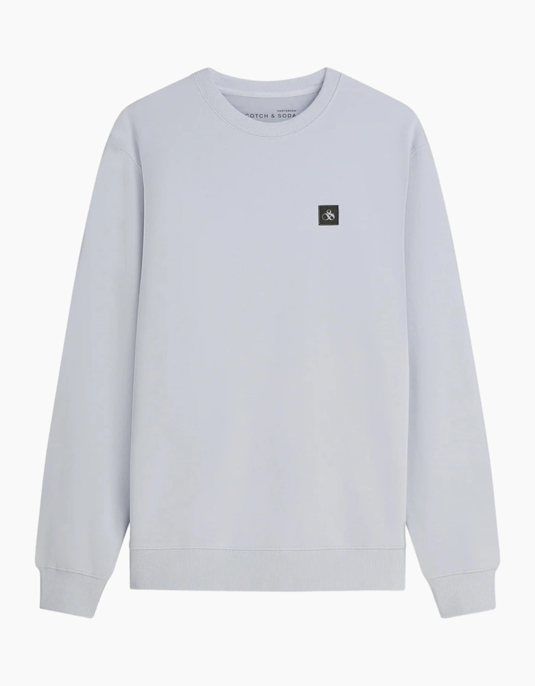 Scotch & Soda Core badge regular fit sweat shirt Grey Dawn