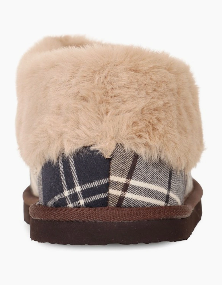 Eloise Tartan Bootie Slippers