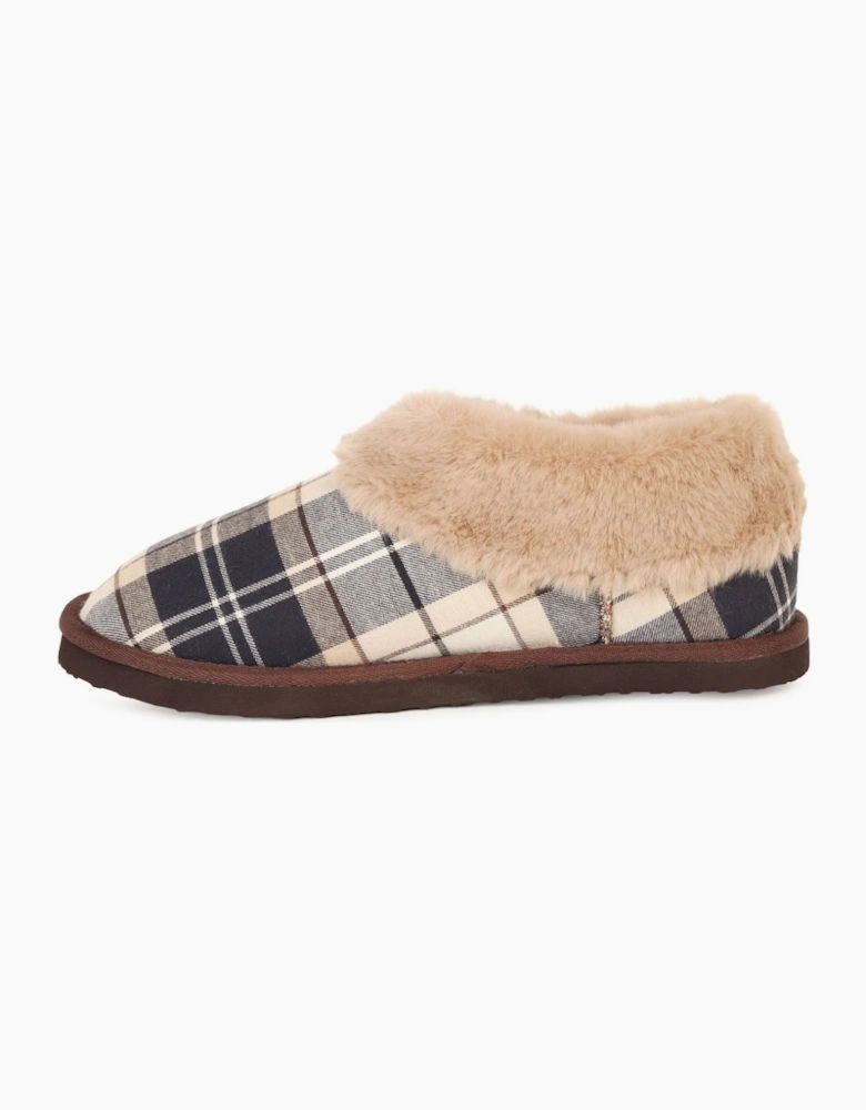Eloise Tartan Bootie Slippers