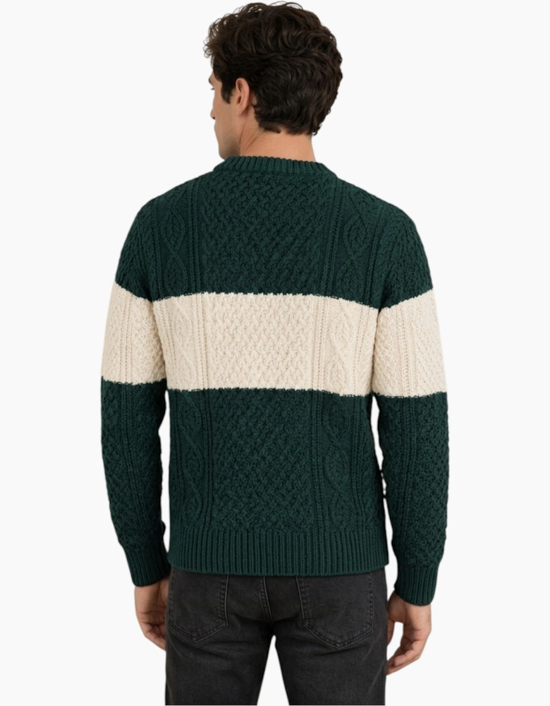 Tu Mens Cable Knit Wool Jumper Chunky Textured Sweater