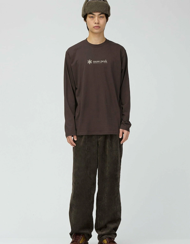 Snow Peak Soft Cotton Logo Long Sleeve T-Shirt
