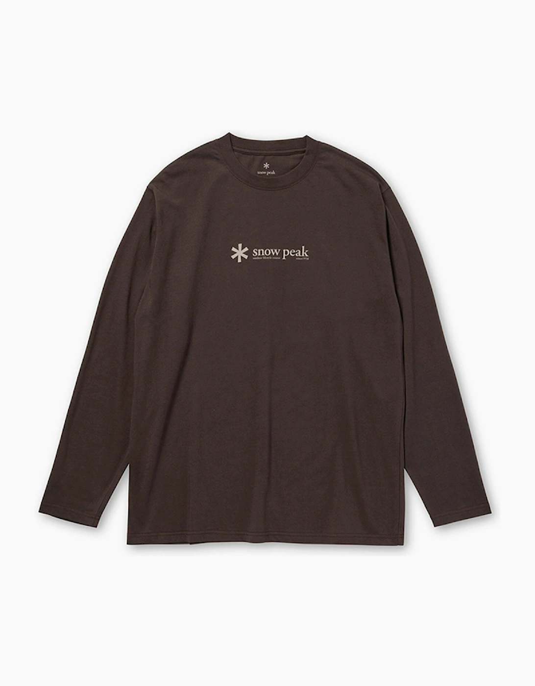 Snow Peak Soft Cotton Logo Long Sleeve T-Shirt