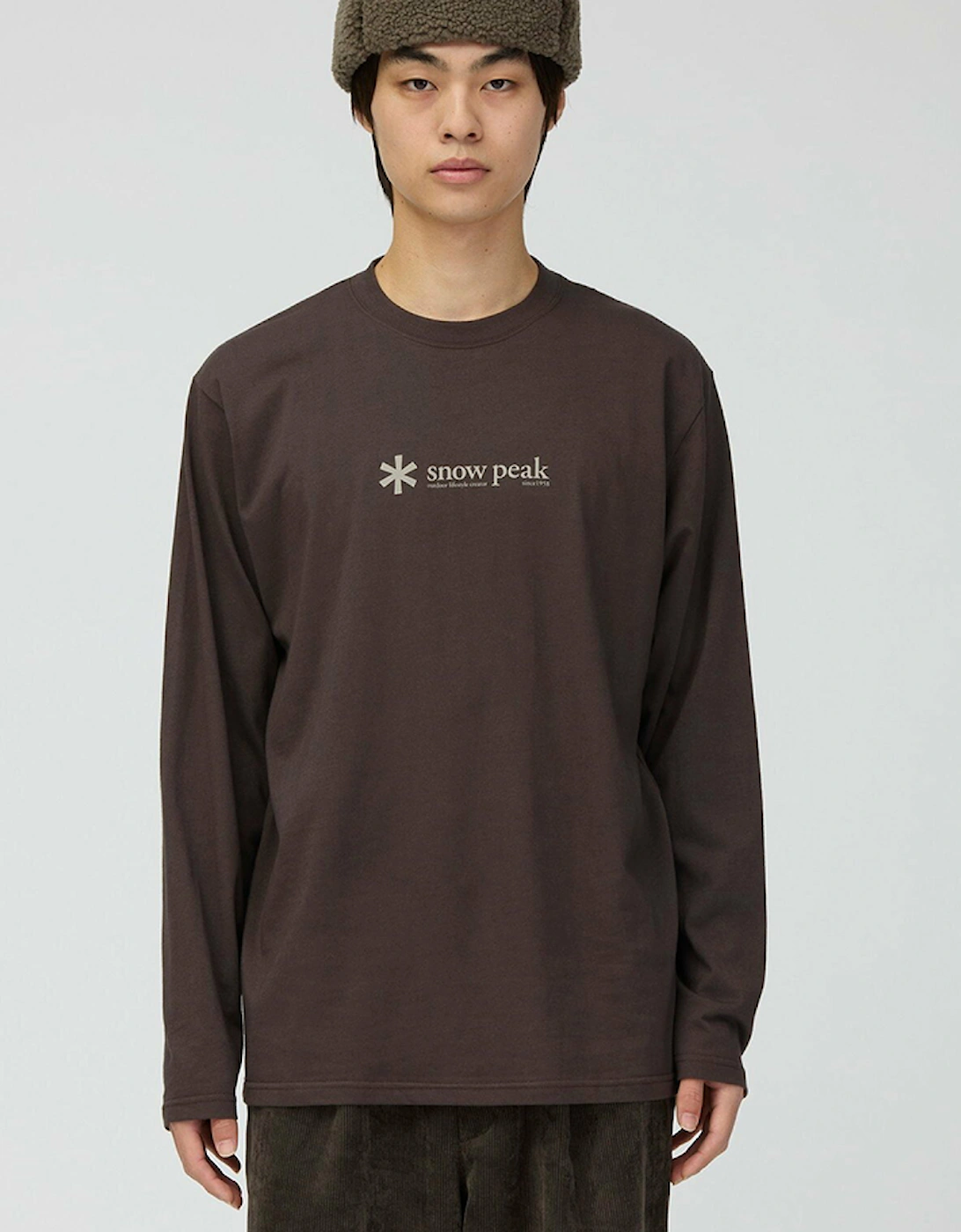 Snow Peak Soft Cotton Logo Long Sleeve T-Shirt