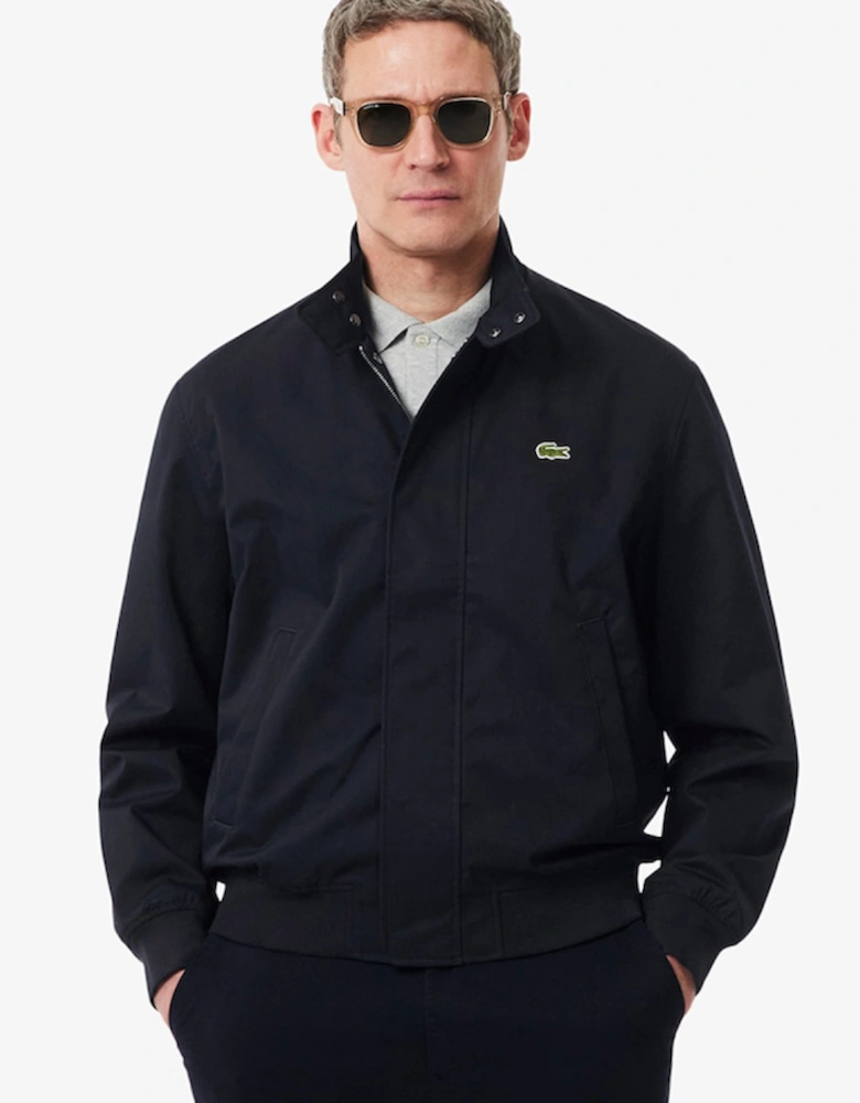 Lacoste Water-Repellent Twill Harrington Jacket