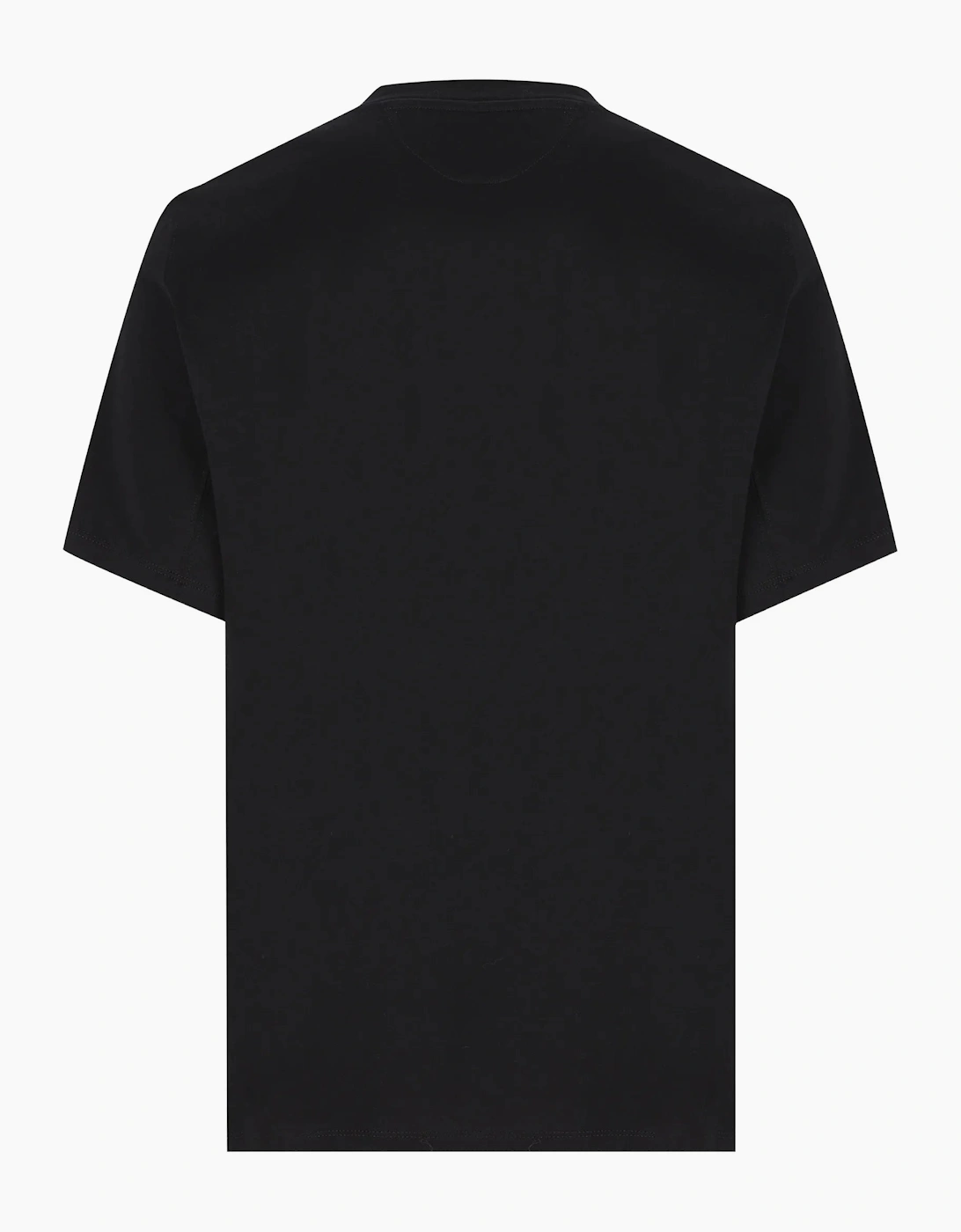 Brunello Cucinelli Logo Print T-Shirt in Black