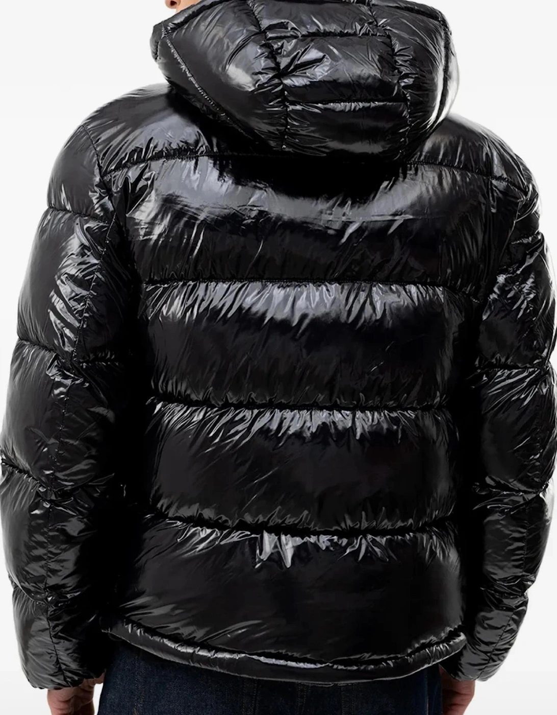 BARO Shine Effect Black Puffer Jacket