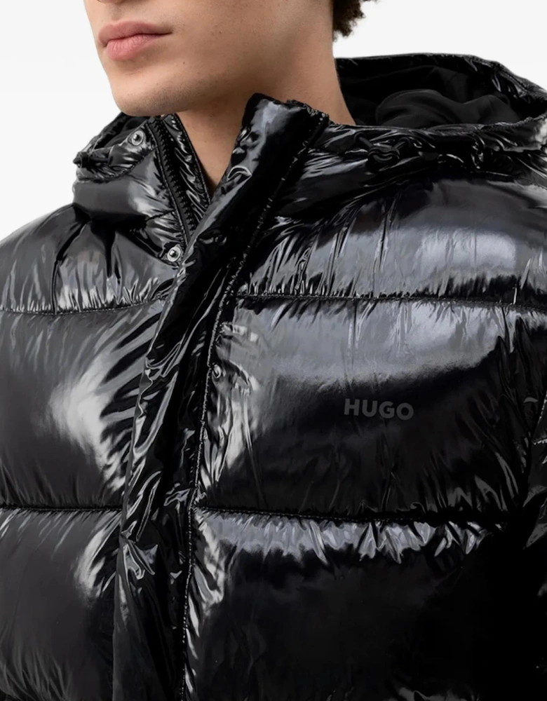 BARO Shine Effect Black Puffer Jacket
