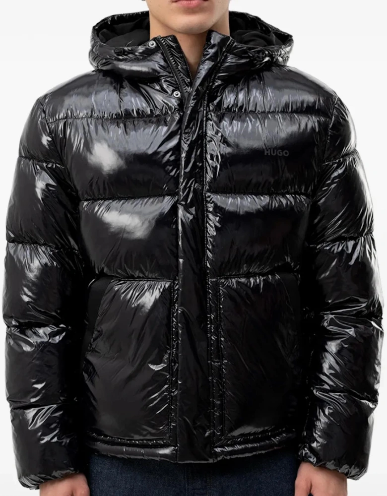 BARO Shine Effect Black Puffer Jacket
