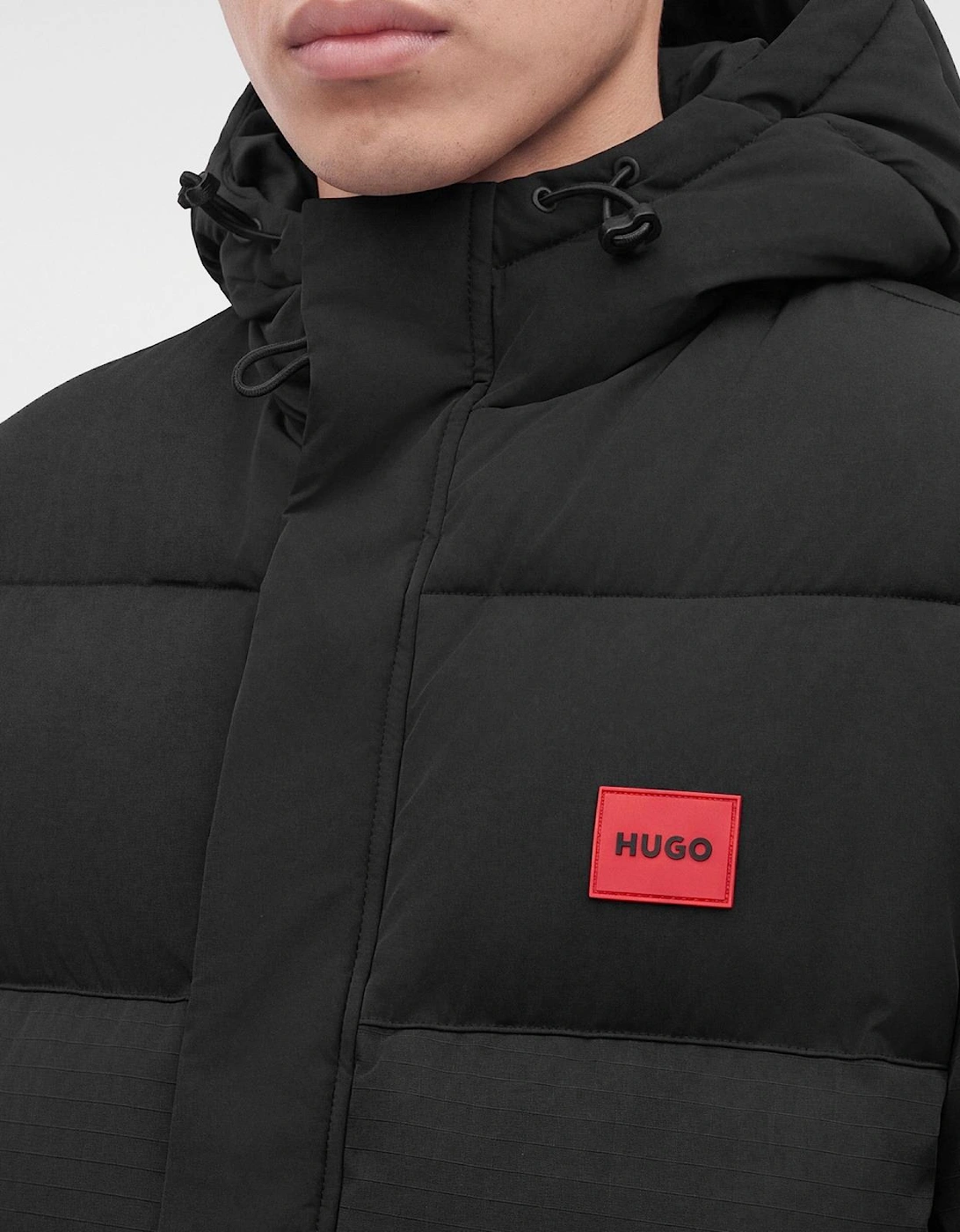 BARO Matte Effect Black Puffer Jacket