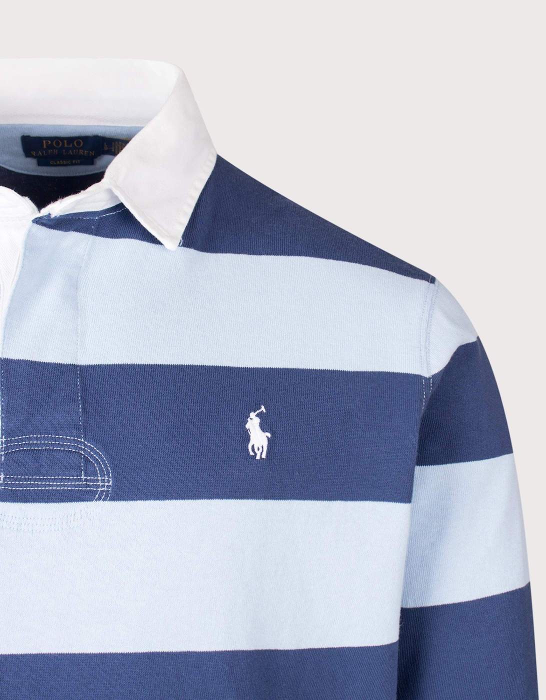 Classic Fit The Iconic Striped Rugby Shirt