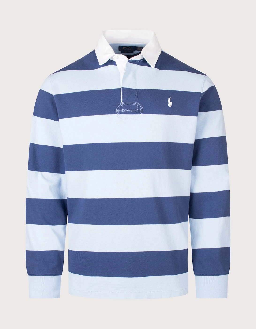 Classic Fit The Iconic Striped Rugby Shirt