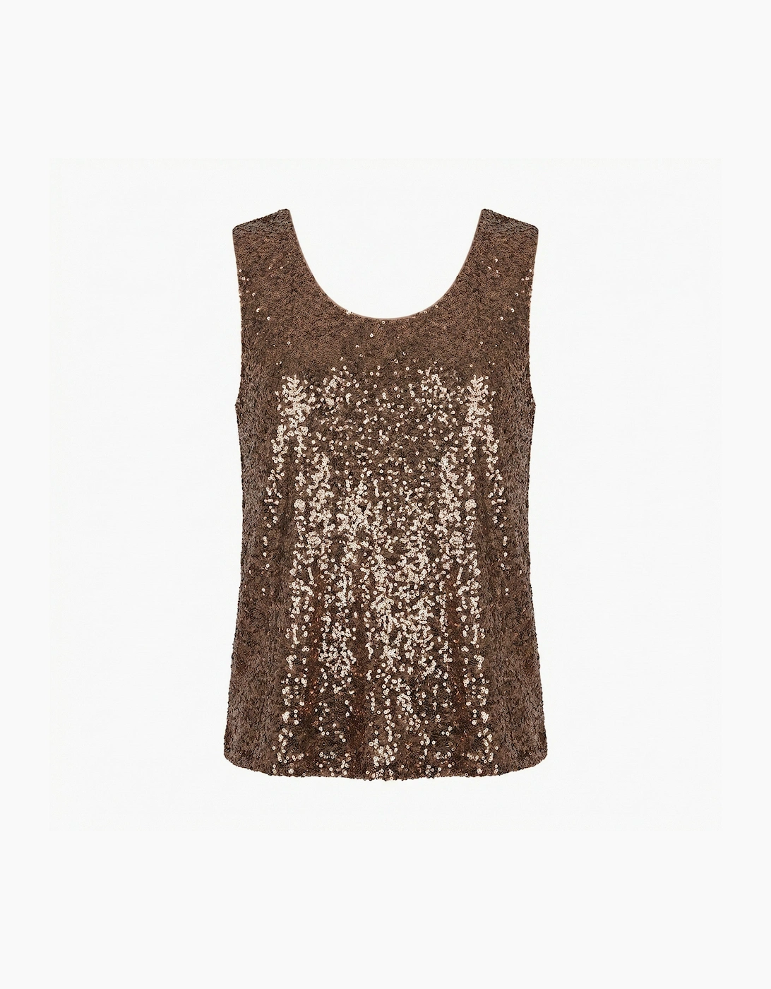 Maxine Sequin Vest-Copper