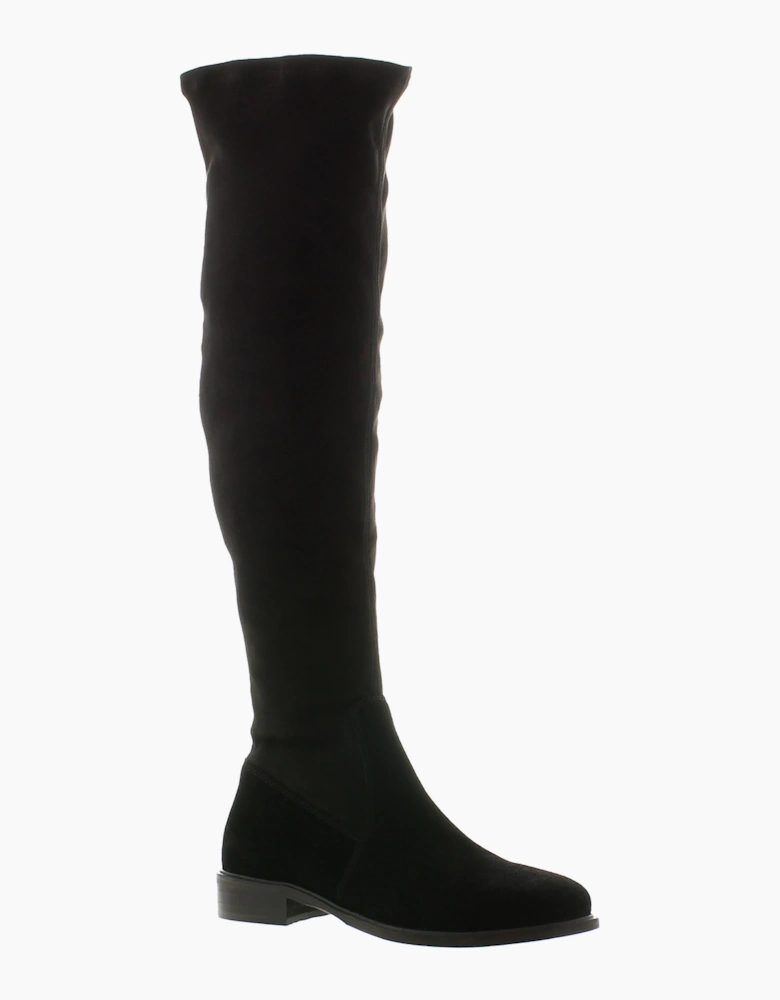 Apache Womens Long Boots Roxie Zip Fastening black UK Size