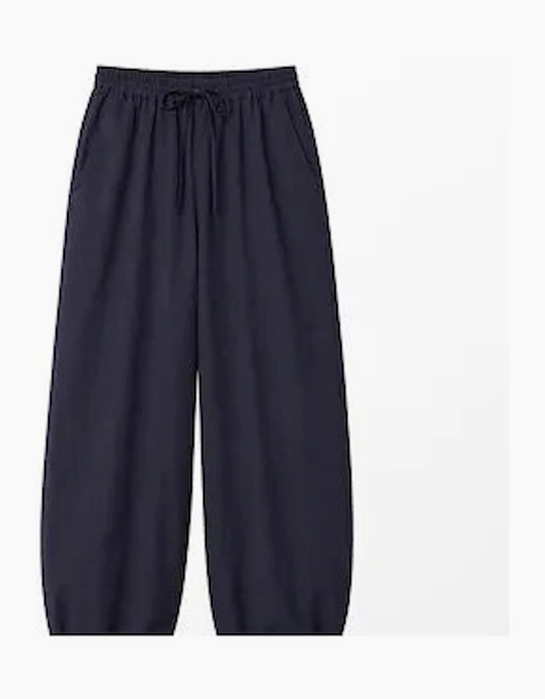 Navy Balloon Trousers