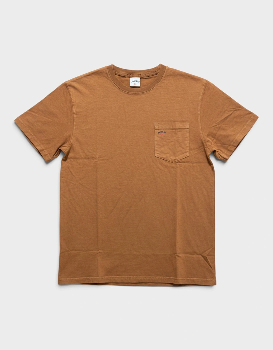 Core Logo Pocket Tee Tobacco Brown