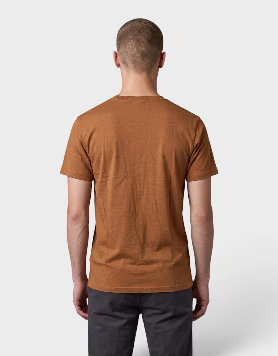 Core Logo Pocket Tee Tobacco Brown