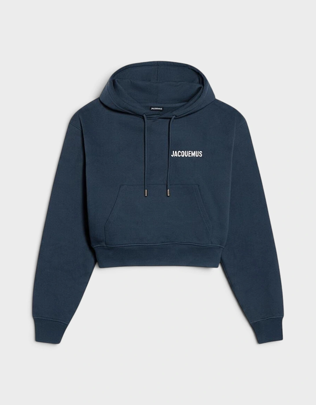 Logo Le Cropped Sweatshirt Court Hoodie Dark Navy