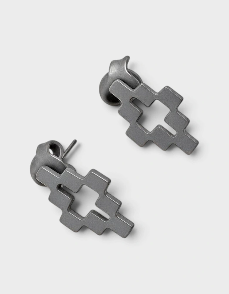 Cross Earrnings Anthracite