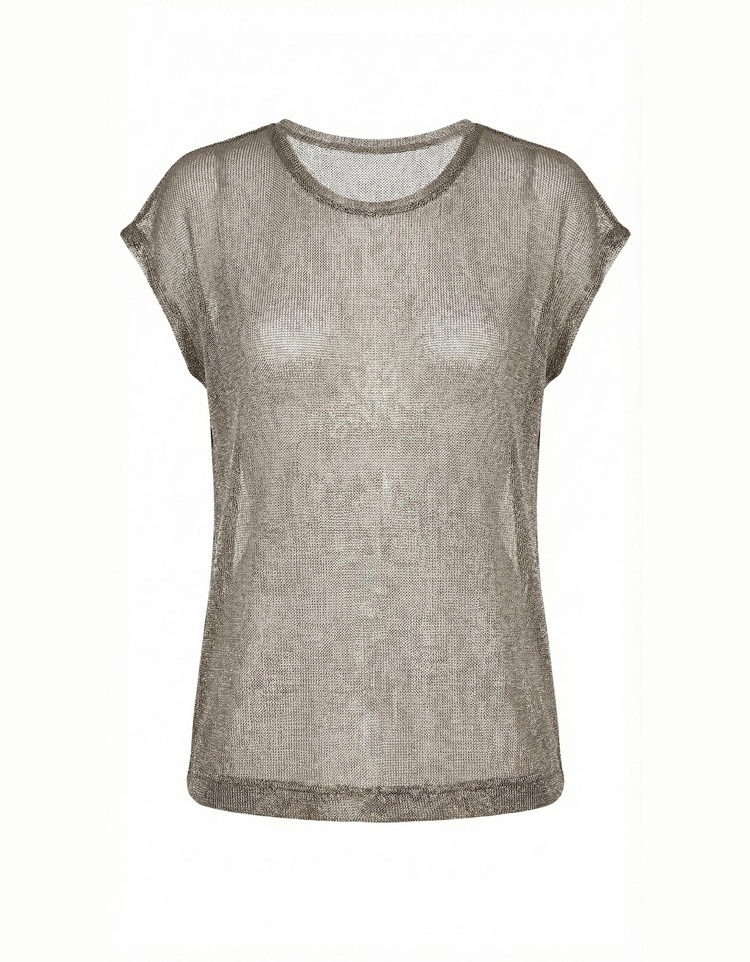 Amor Knit Top-Pewter