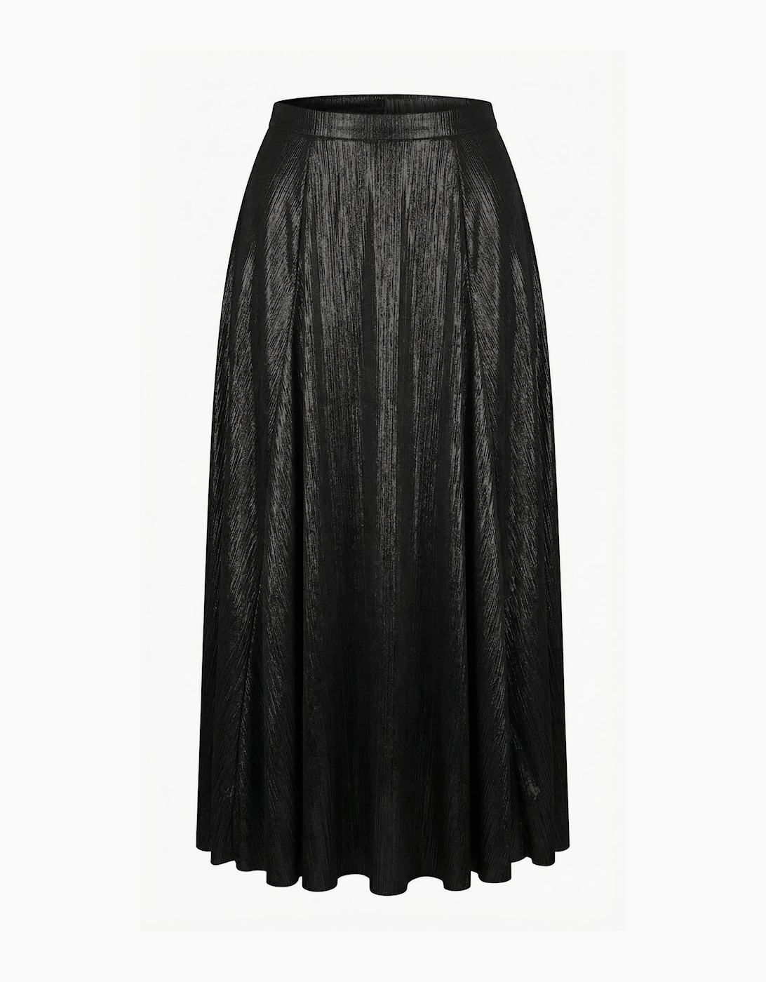 Daphne Metallic Skirt-Black