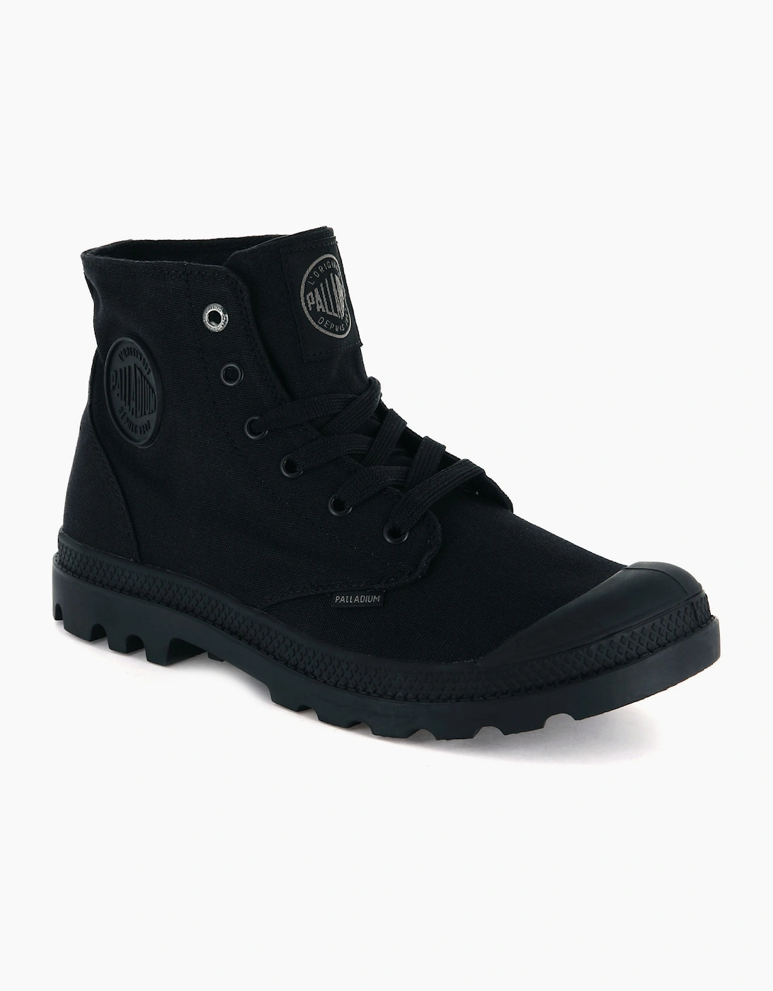 Palladium Unisex Mono Chrome Hi Top Vegan Canvas Boots