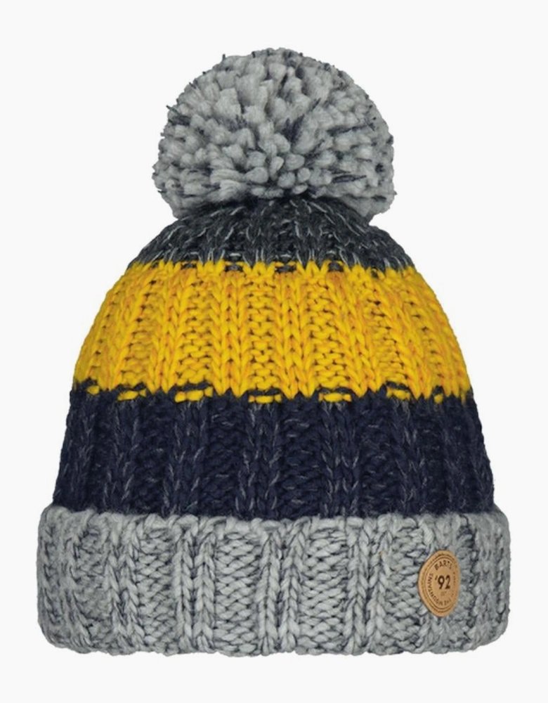 Barts Kids Wilhelm Chunky Cable Knit Bobble Hat