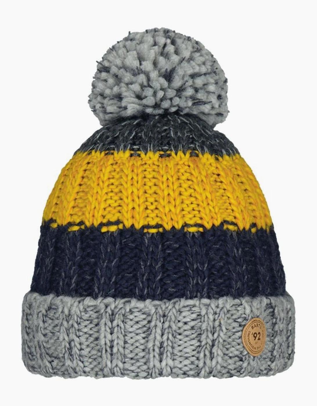 Barts Kids Wilhelm Chunky Cable Knit Bobble Hat