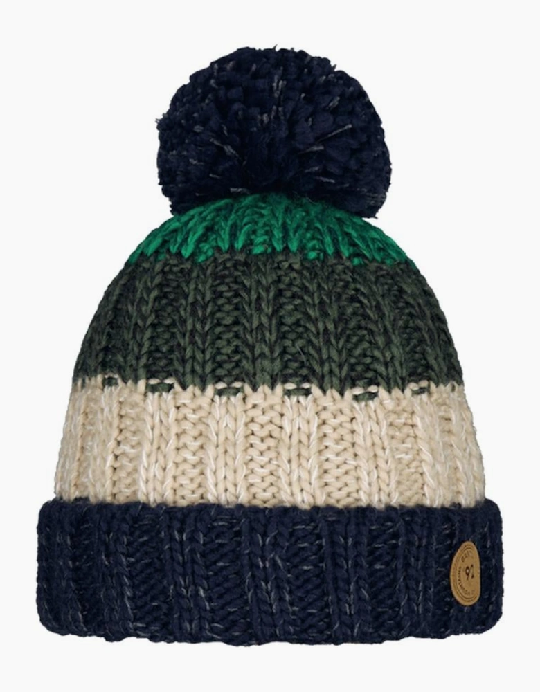 Barts Kids Wilhelm Chunky Cable Knit Bobble Hat