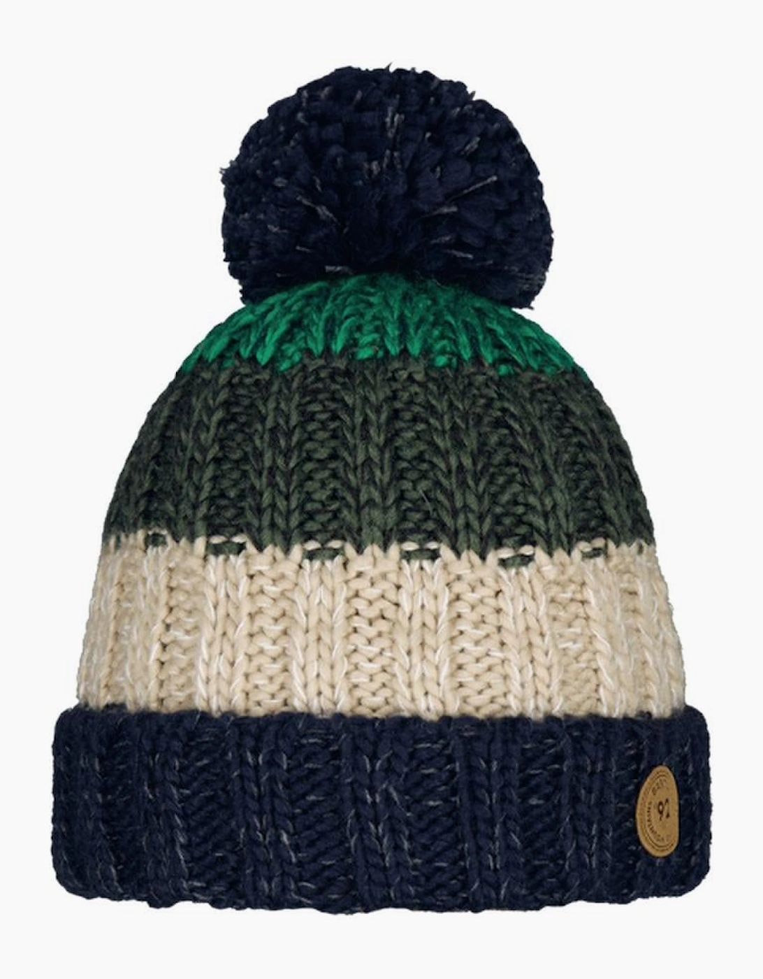 Barts Kids Wilhelm Chunky Cable Knit Bobble Hat