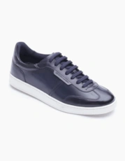 Navy Leather
