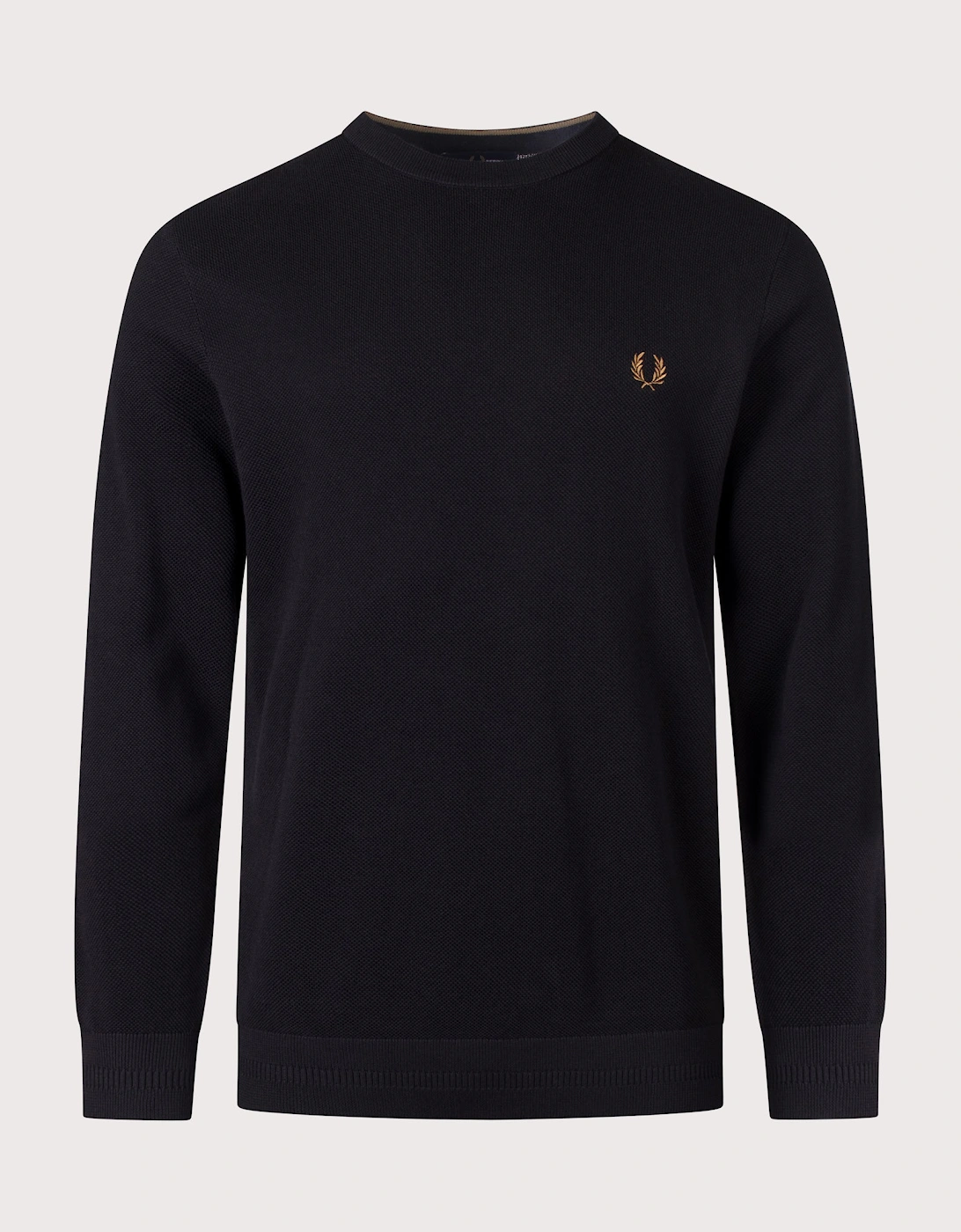 Regular Fit Piqué Stitch Jumper