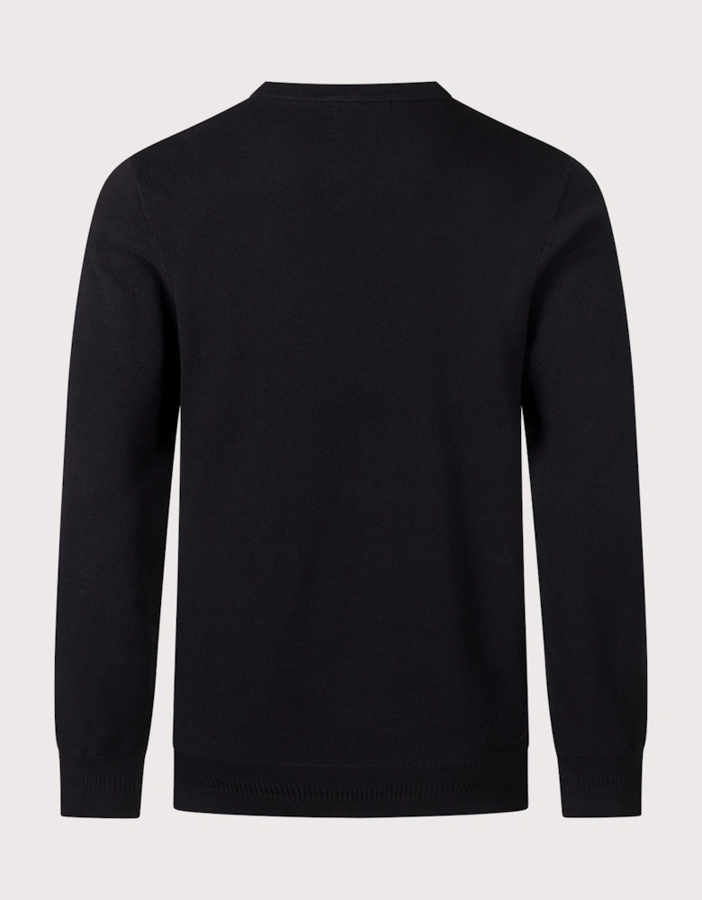 Regular Fit Piqué Stitch Jumper