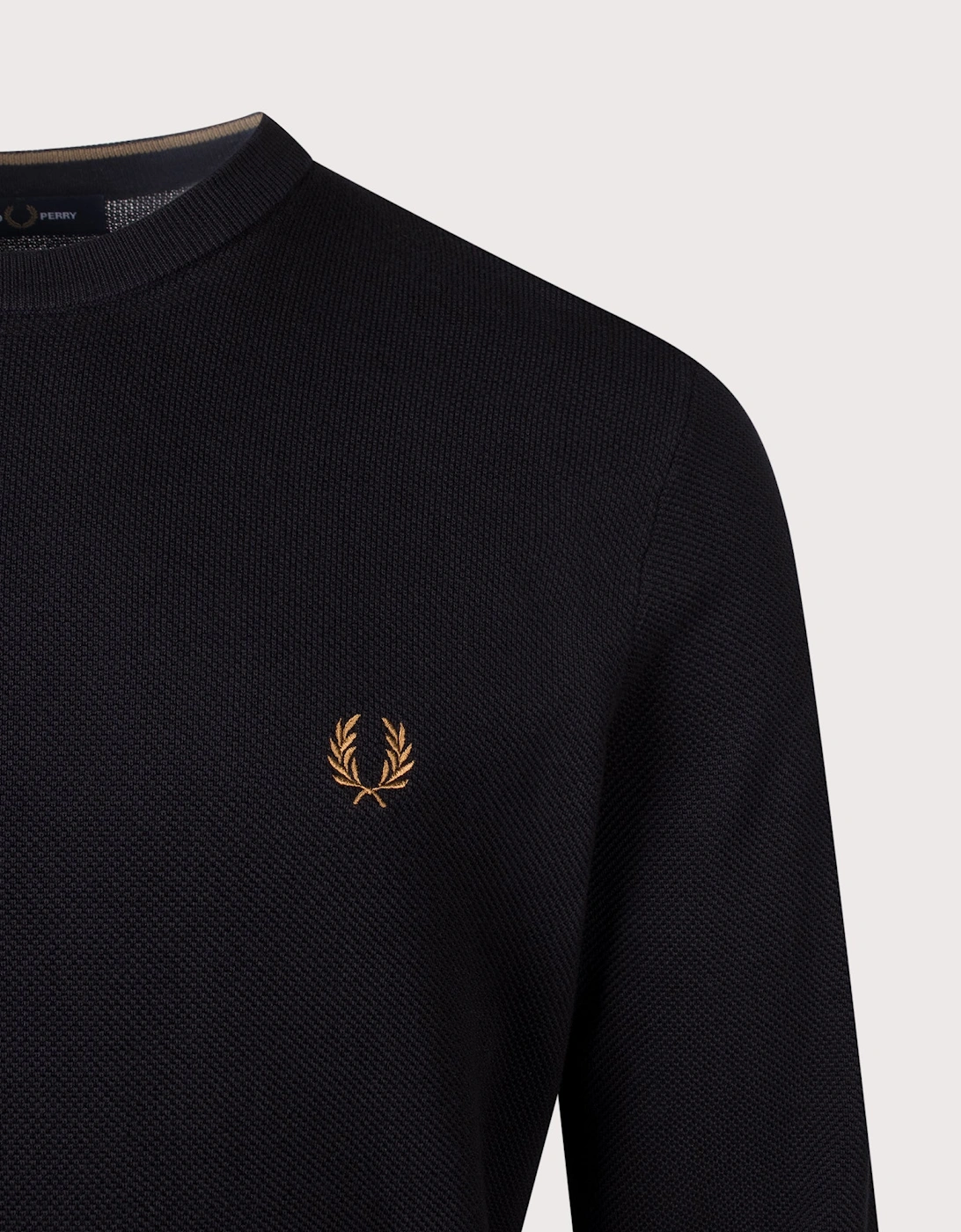 Regular Fit Piqué Stitch Jumper