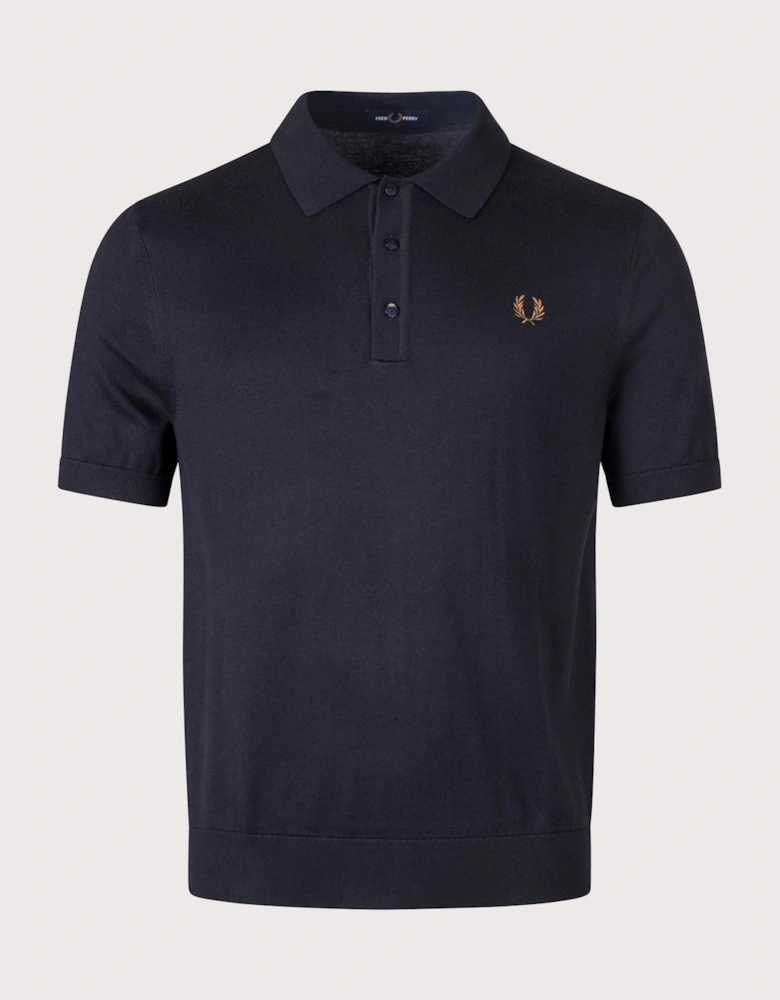 Regular Fit Supima Cotton Knitted Polo Shirt