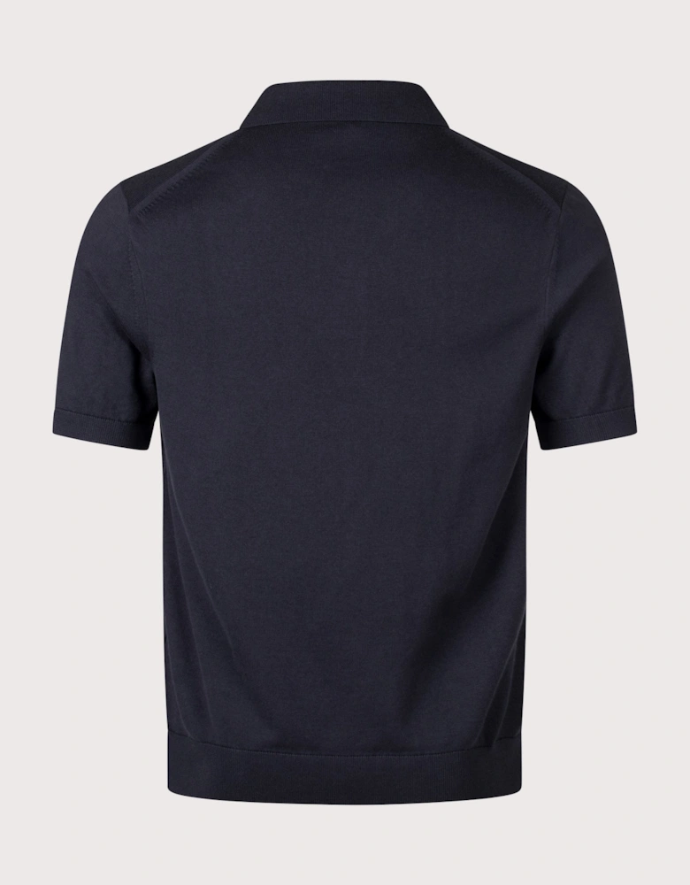 Regular Fit Supima Cotton Knitted Polo Shirt