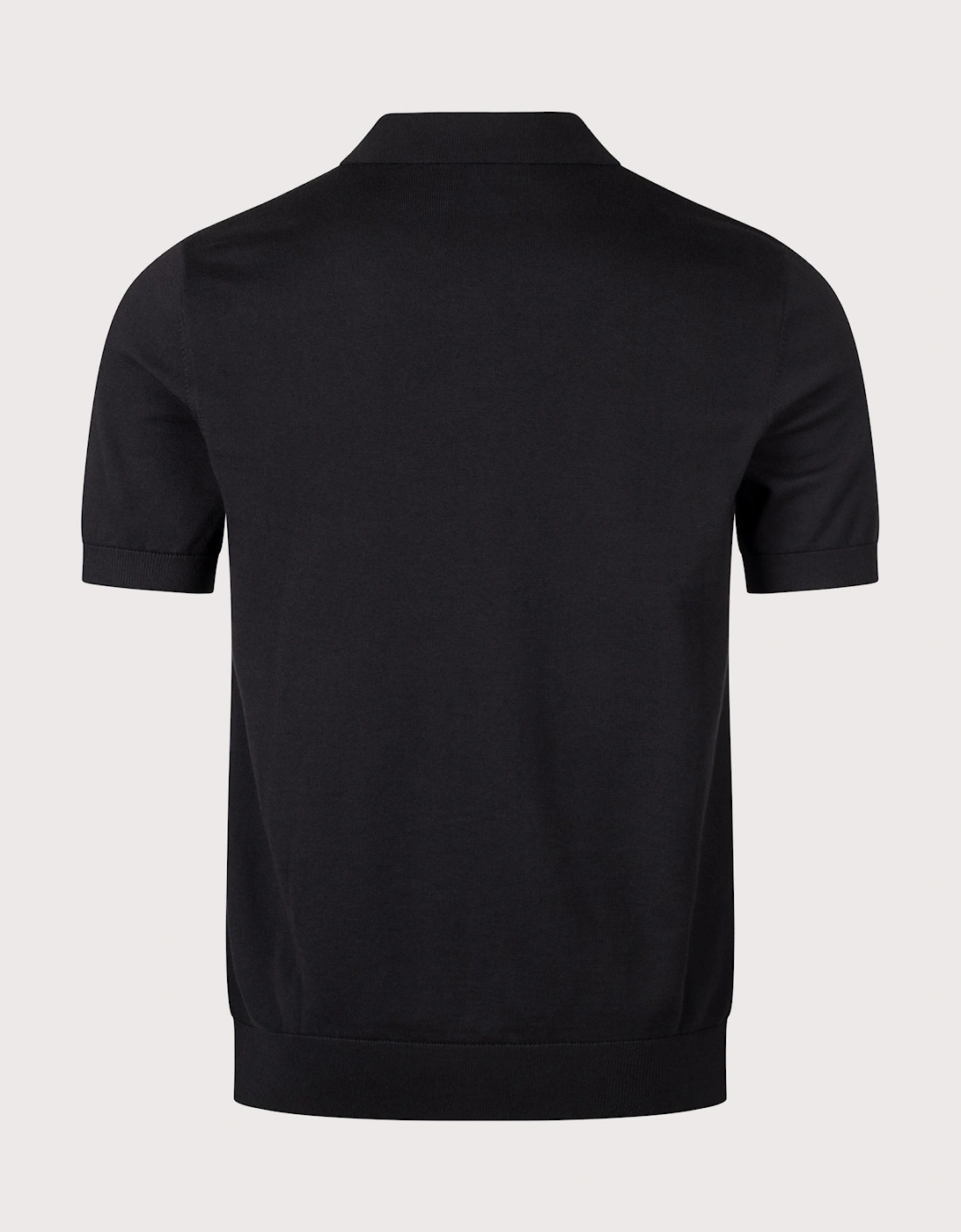 Regular Fit Offset Argyle Knitted Shirt