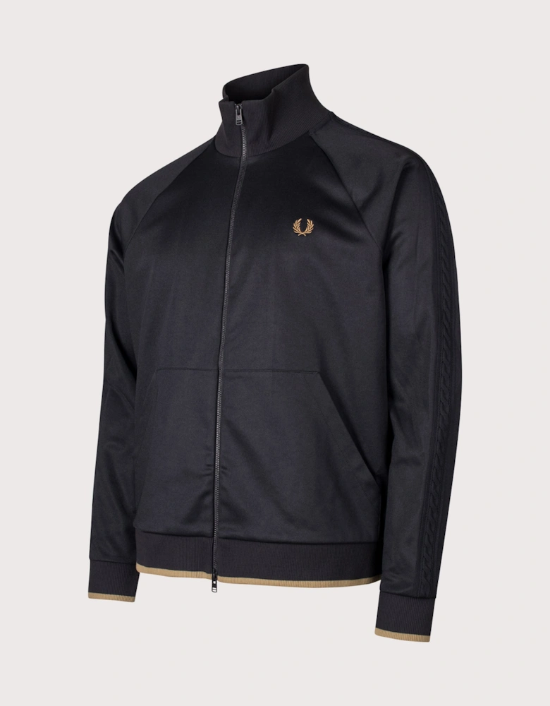 Regular Fit Cable Tape Track Jacket