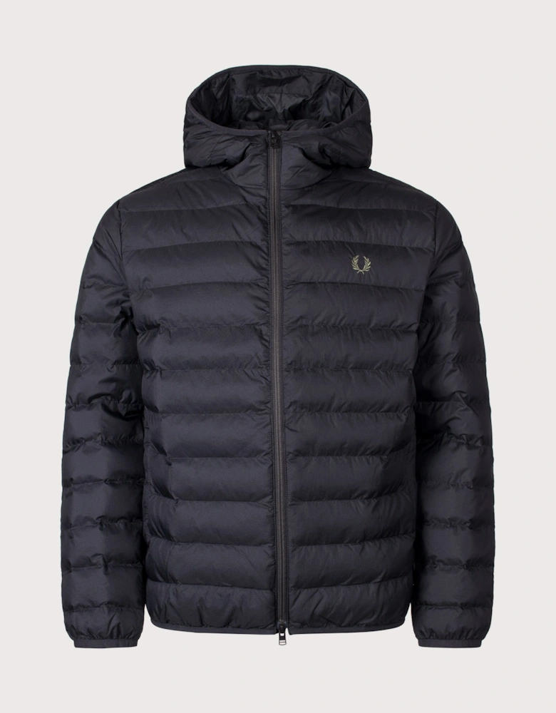 Regular Fit Hooded Insulated Jacket