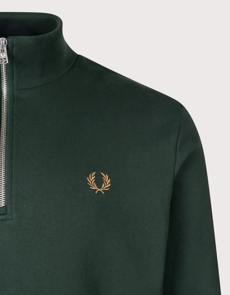 Regular Fit Quarter Zip Sweatshirt