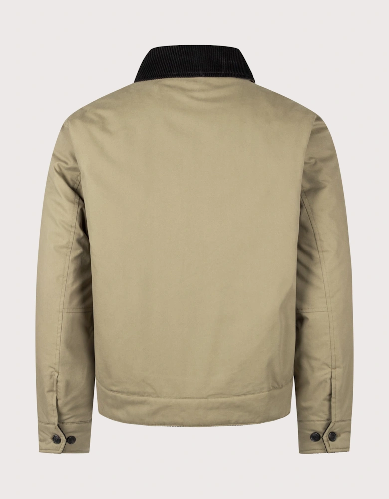 Regular Fit Cotton Caban Jacket
