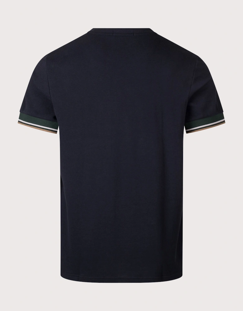 Regular Fit Twin Tipped  Cuff T-Shirt