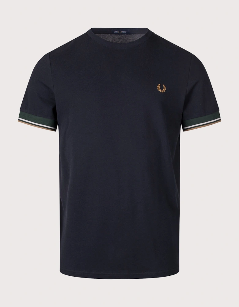 Regular Fit Twin Tipped  Cuff T-Shirt