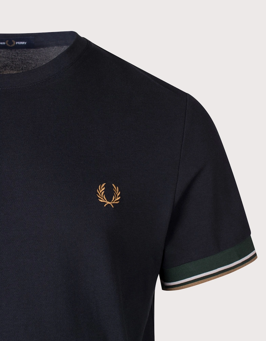 Regular Fit Twin Tipped  Cuff T-Shirt