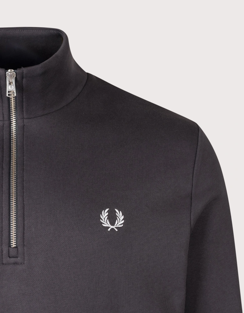 Regular Fit Quarter Zip Sweatshirt