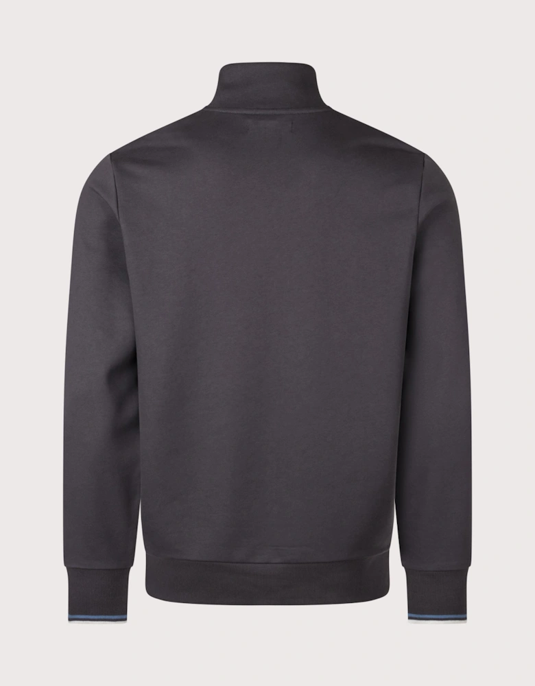 Regular Fit Quarter Zip Sweatshirt